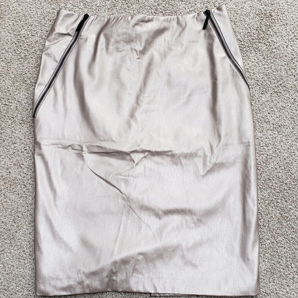 Women's pleather pencil skirt - Picture 1 of 3